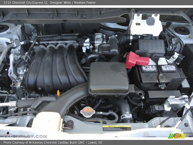 Designer White / Medium Pewter 2015 Chevrolet City Express LS