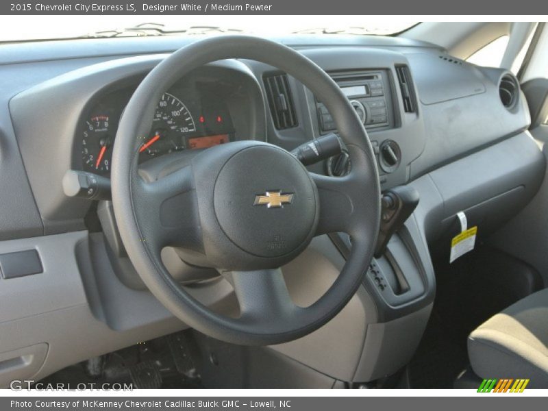 Designer White / Medium Pewter 2015 Chevrolet City Express LS