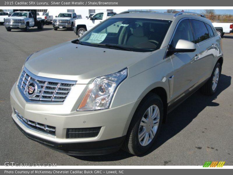 Silver Coast Metallic / Shale/Brownstone 2015 Cadillac SRX Luxury