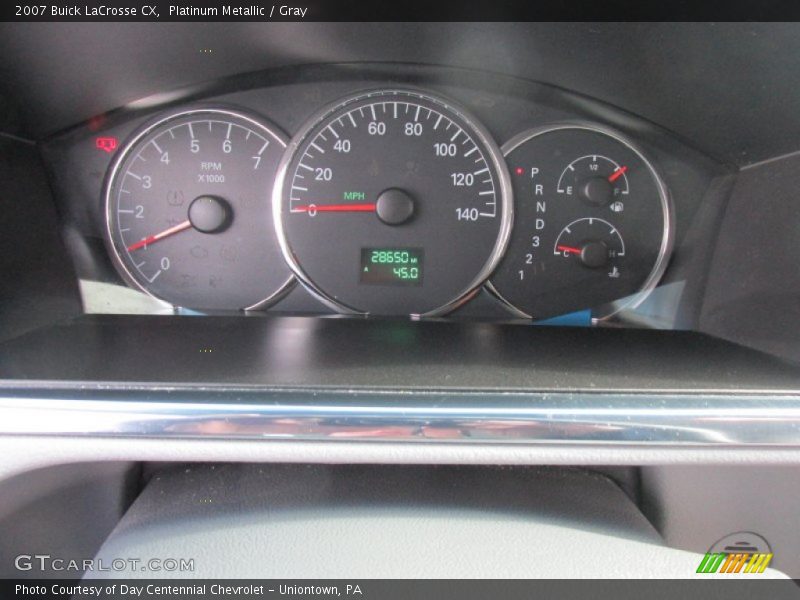 Platinum Metallic / Gray 2007 Buick LaCrosse CX