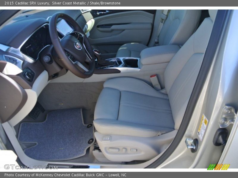 Silver Coast Metallic / Shale/Brownstone 2015 Cadillac SRX Luxury
