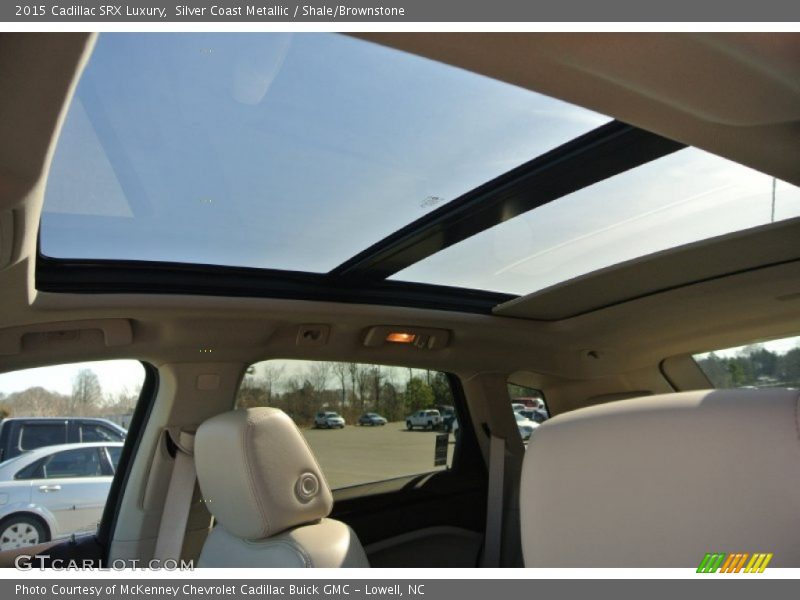 Silver Coast Metallic / Shale/Brownstone 2015 Cadillac SRX Luxury