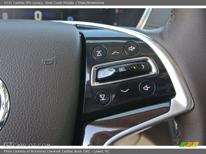 Silver Coast Metallic / Shale/Brownstone 2015 Cadillac SRX Luxury