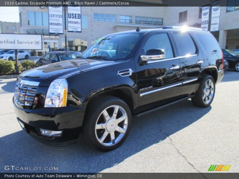 Black Raven / Cashmere/Cocoa 2010 Cadillac Escalade Premium AWD