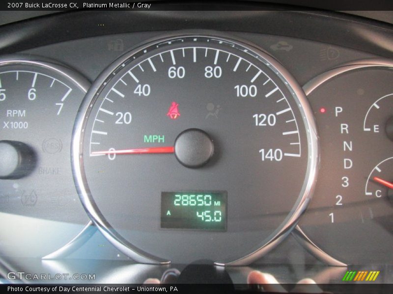 Platinum Metallic / Gray 2007 Buick LaCrosse CX