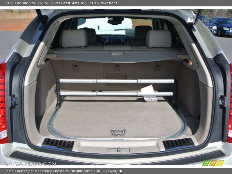 Silver Coast Metallic / Shale/Brownstone 2015 Cadillac SRX Luxury