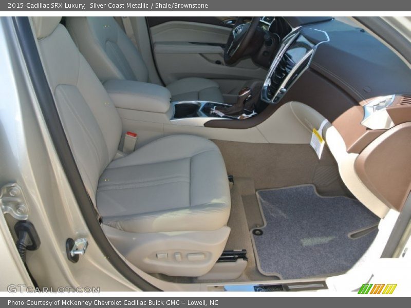 Silver Coast Metallic / Shale/Brownstone 2015 Cadillac SRX Luxury