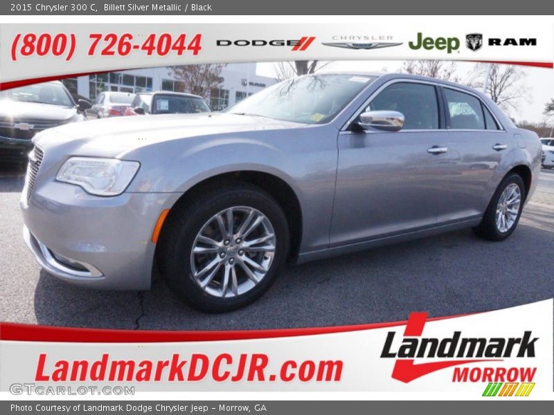 Billett Silver Metallic / Black 2015 Chrysler 300 C