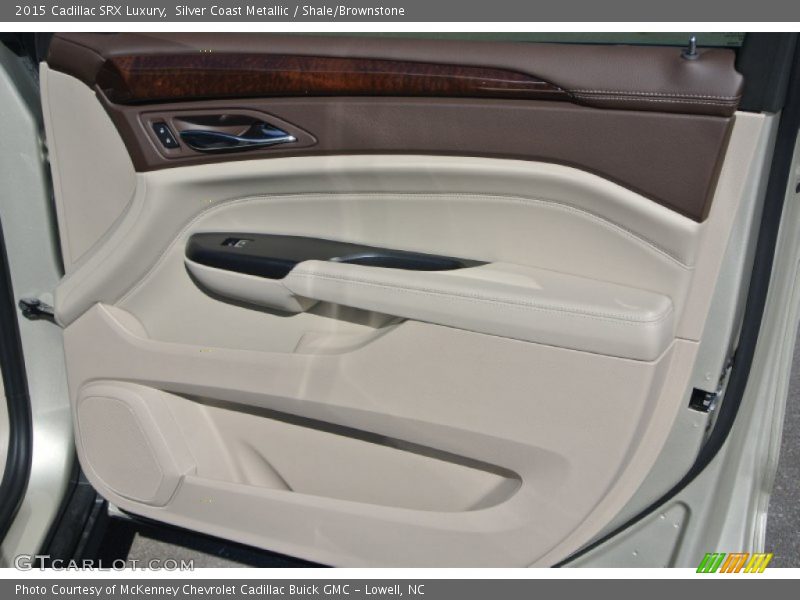 Silver Coast Metallic / Shale/Brownstone 2015 Cadillac SRX Luxury
