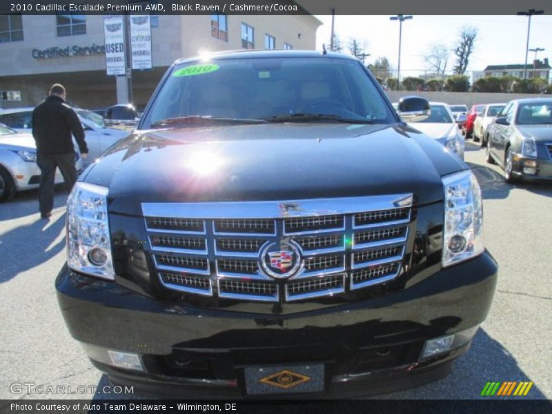Black Raven / Cashmere/Cocoa 2010 Cadillac Escalade Premium AWD