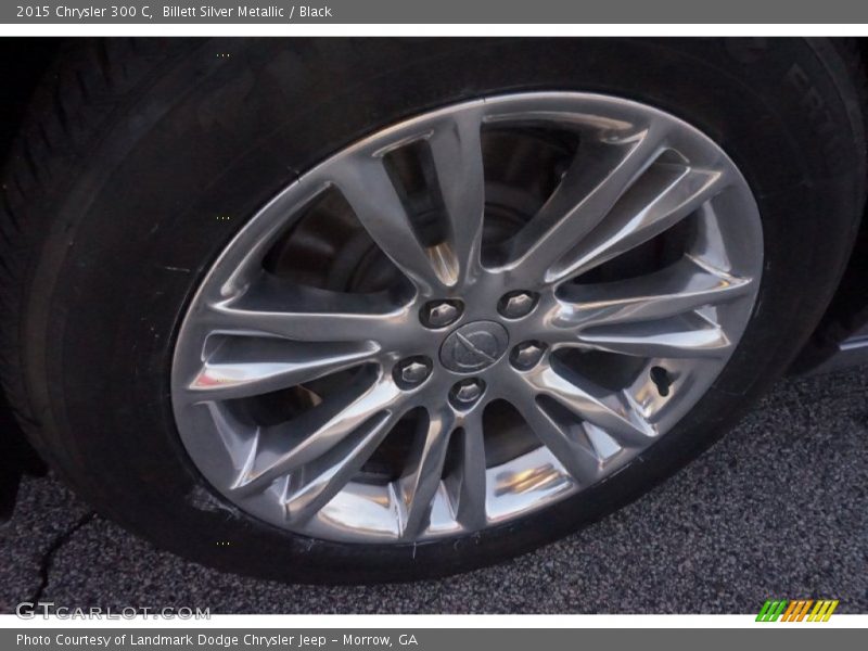 Billett Silver Metallic / Black 2015 Chrysler 300 C
