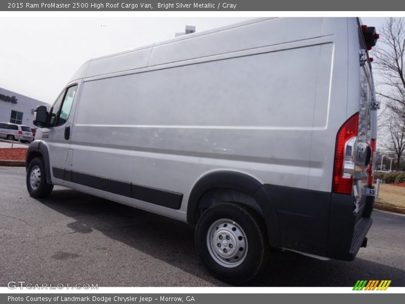 Bright Silver Metallic / Gray 2015 Ram ProMaster 2500 High Roof Cargo Van