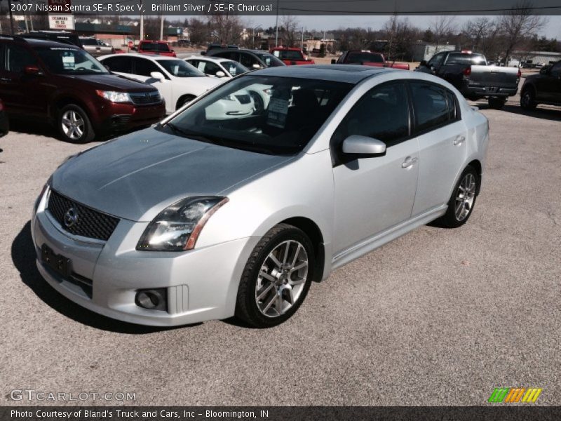 Brilliant Silver / SE-R Charcoal 2007 Nissan Sentra SE-R Spec V