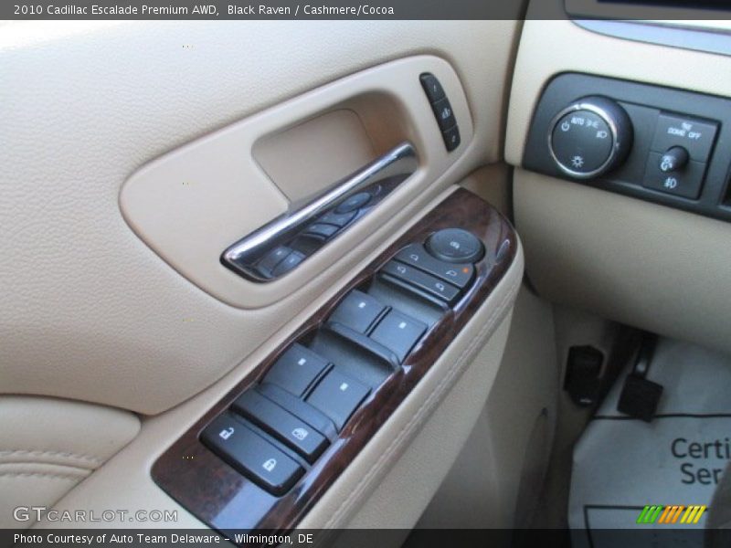 Black Raven / Cashmere/Cocoa 2010 Cadillac Escalade Premium AWD