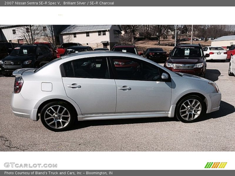 Brilliant Silver / SE-R Charcoal 2007 Nissan Sentra SE-R Spec V