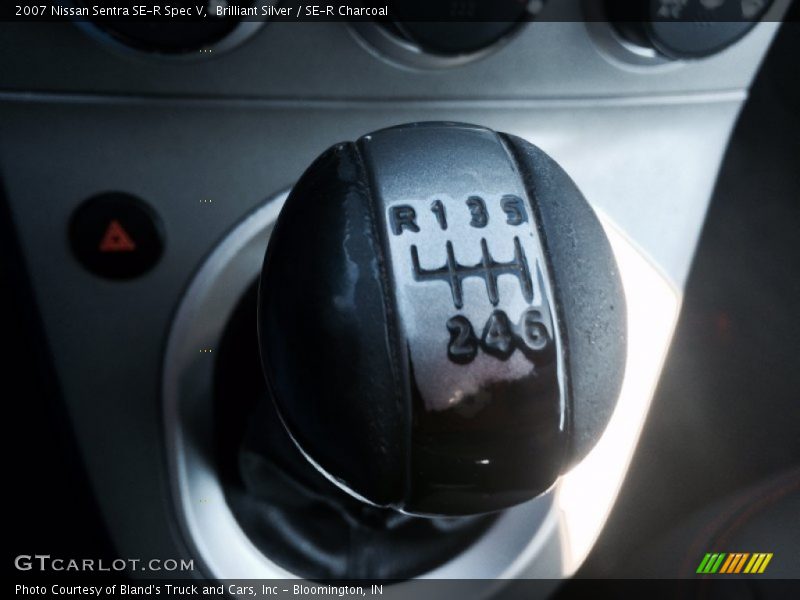 Brilliant Silver / SE-R Charcoal 2007 Nissan Sentra SE-R Spec V