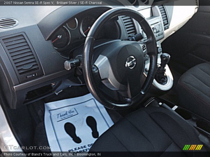 Brilliant Silver / SE-R Charcoal 2007 Nissan Sentra SE-R Spec V