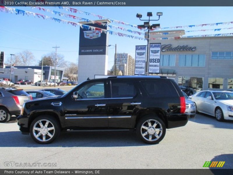 Black Raven / Cashmere/Cocoa 2010 Cadillac Escalade Premium AWD