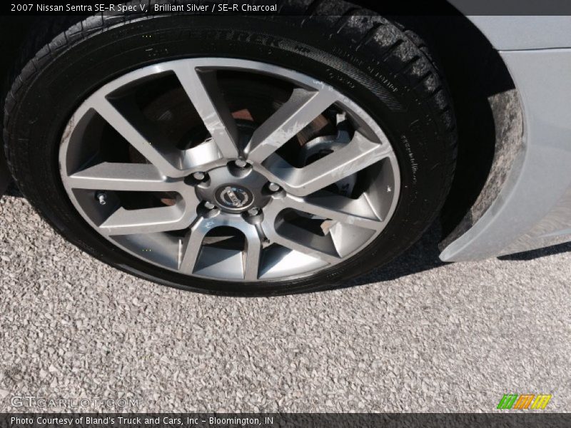 Brilliant Silver / SE-R Charcoal 2007 Nissan Sentra SE-R Spec V