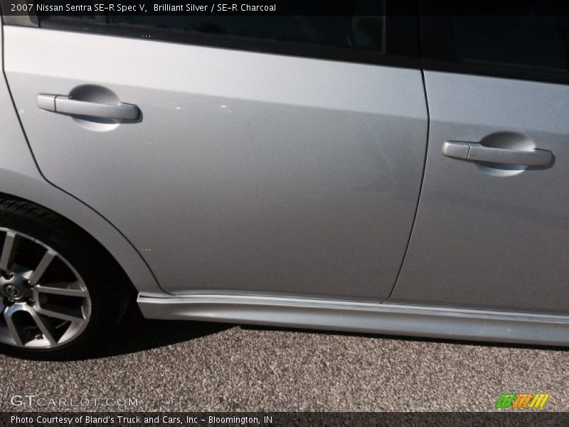 Brilliant Silver / SE-R Charcoal 2007 Nissan Sentra SE-R Spec V