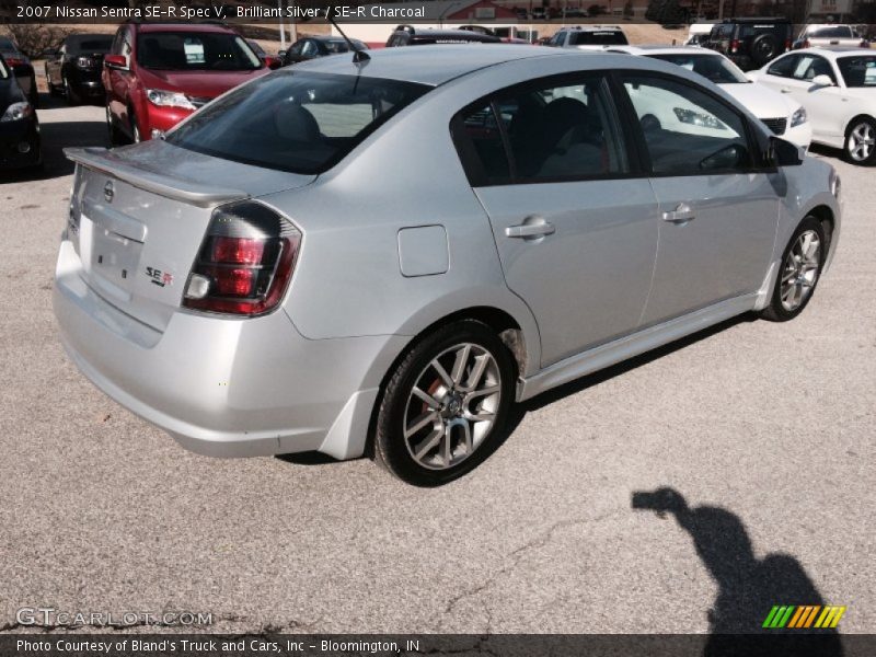 Brilliant Silver / SE-R Charcoal 2007 Nissan Sentra SE-R Spec V