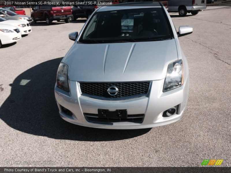 Brilliant Silver / SE-R Charcoal 2007 Nissan Sentra SE-R Spec V