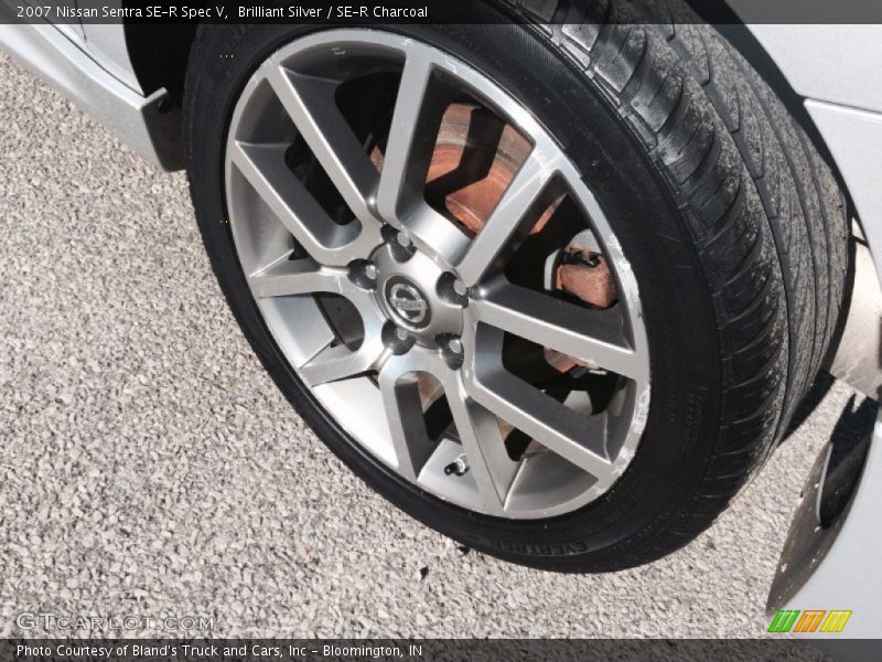 Brilliant Silver / SE-R Charcoal 2007 Nissan Sentra SE-R Spec V