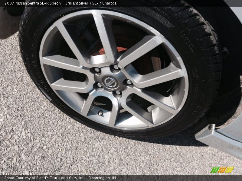Brilliant Silver / SE-R Charcoal 2007 Nissan Sentra SE-R Spec V