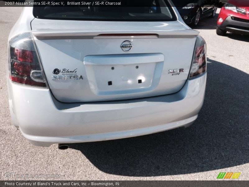 Brilliant Silver / SE-R Charcoal 2007 Nissan Sentra SE-R Spec V