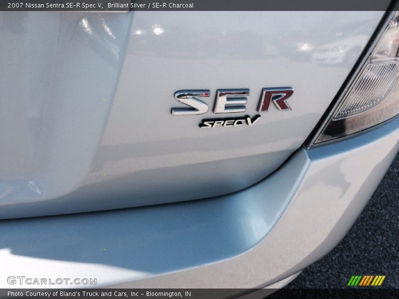 Brilliant Silver / SE-R Charcoal 2007 Nissan Sentra SE-R Spec V