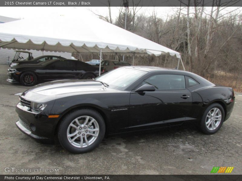 Black / Black 2015 Chevrolet Camaro LT Coupe