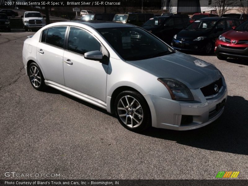Brilliant Silver / SE-R Charcoal 2007 Nissan Sentra SE-R Spec V