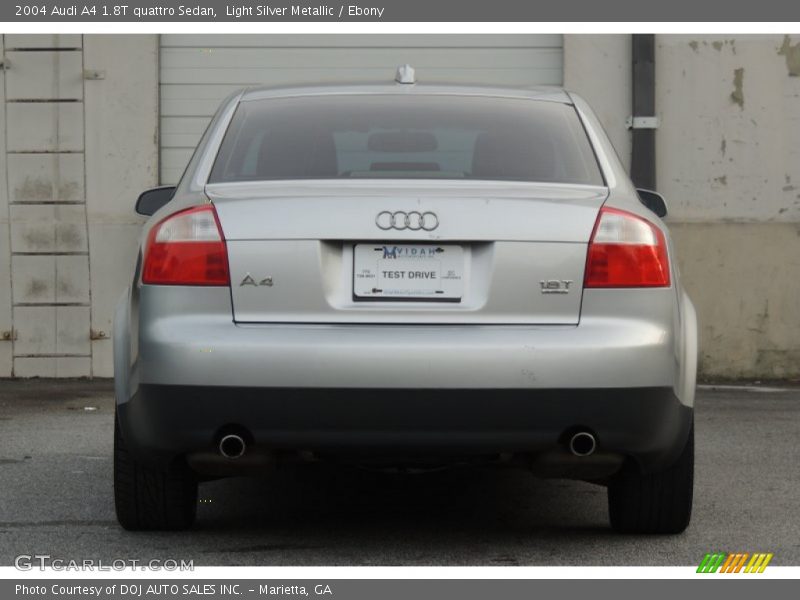Light Silver Metallic / Ebony 2004 Audi A4 1.8T quattro Sedan