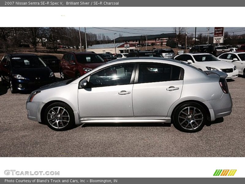 Brilliant Silver / SE-R Charcoal 2007 Nissan Sentra SE-R Spec V