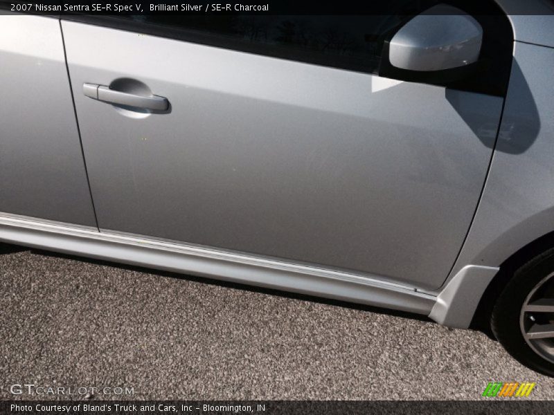 Brilliant Silver / SE-R Charcoal 2007 Nissan Sentra SE-R Spec V
