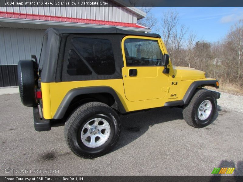 Solar Yellow / Dark Slate Gray 2004 Jeep Wrangler X 4x4