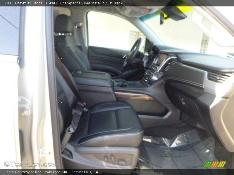 Champagne Silver Metallic / Jet Black 2015 Chevrolet Tahoe LT 4WD