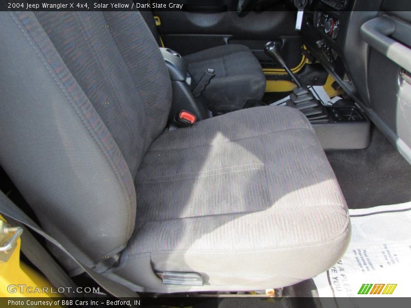 Solar Yellow / Dark Slate Gray 2004 Jeep Wrangler X 4x4