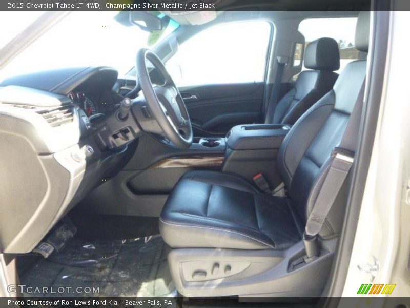 Champagne Silver Metallic / Jet Black 2015 Chevrolet Tahoe LT 4WD