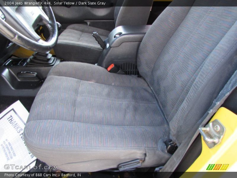 Solar Yellow / Dark Slate Gray 2004 Jeep Wrangler X 4x4