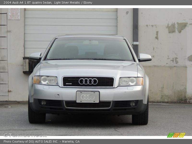 Light Silver Metallic / Ebony 2004 Audi A4 1.8T quattro Sedan