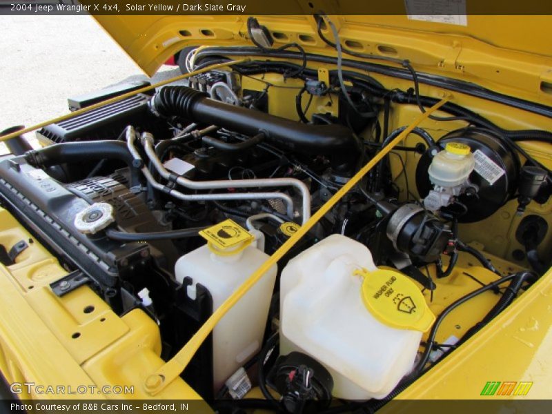  2004 Wrangler X 4x4 Engine - 4.0 Liter OHV 12-Valve Inline 6 Cylinder