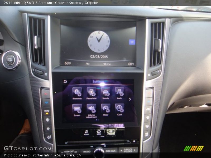 Graphite Shadow / Graphite 2014 Infiniti Q 50 3.7 Premium