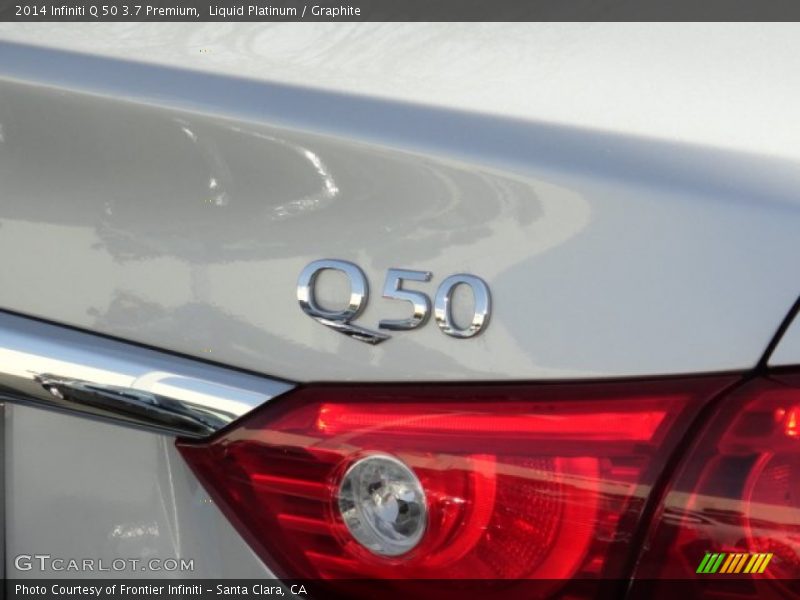 Liquid Platinum / Graphite 2014 Infiniti Q 50 3.7 Premium