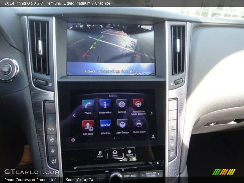 Liquid Platinum / Graphite 2014 Infiniti Q 50 3.7 Premium