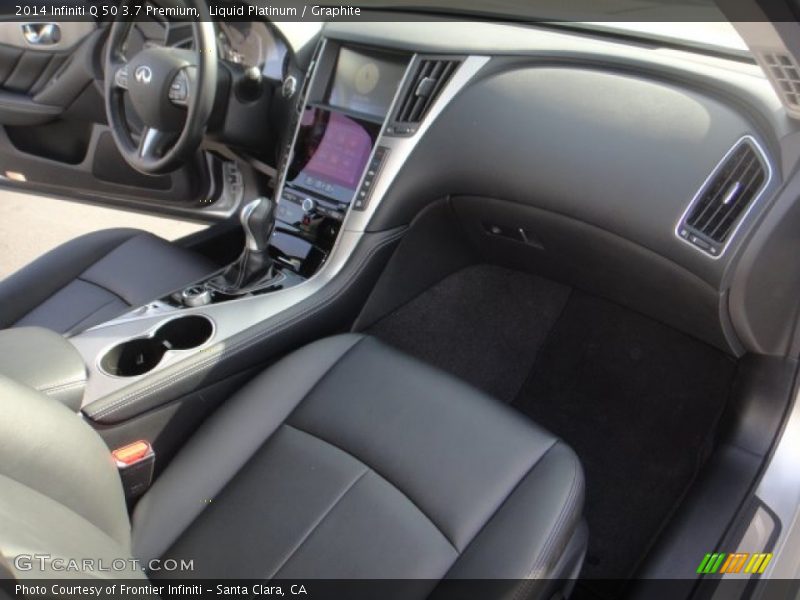 Liquid Platinum / Graphite 2014 Infiniti Q 50 3.7 Premium