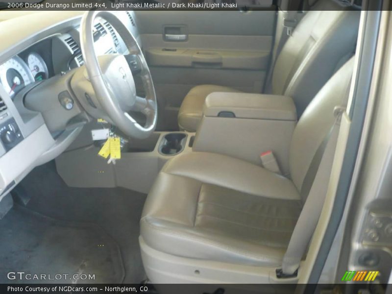 Light Khaki Metallic / Dark Khaki/Light Khaki 2006 Dodge Durango Limited 4x4