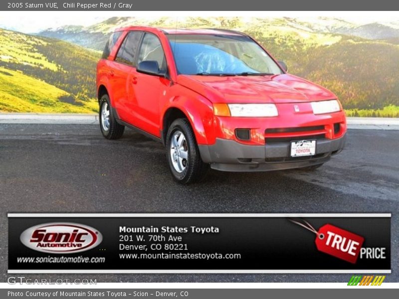 Chili Pepper Red / Gray 2005 Saturn VUE