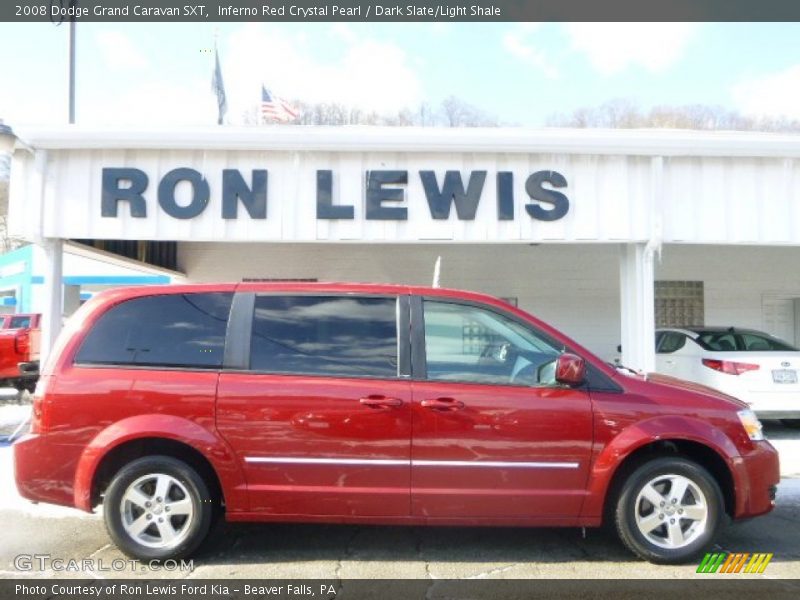 Inferno Red Crystal Pearl / Dark Slate/Light Shale 2008 Dodge Grand Caravan SXT