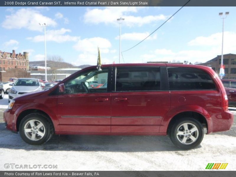 Inferno Red Crystal Pearl / Dark Slate/Light Shale 2008 Dodge Grand Caravan SXT